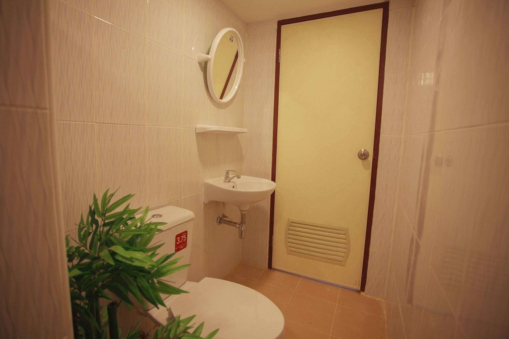 Shower, towels, soap