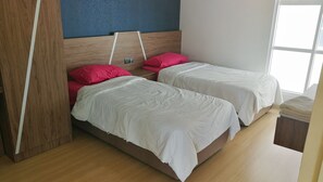 2 bedrooms, soundproofing, iron/ironing board, free WiFi