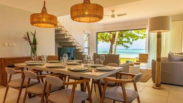 Villa, 3 Bedrooms | Living area | 40-cm flat-screen TV with satellite channels, TV