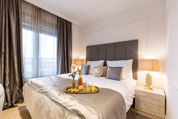 Doppelzimmer, Balkon (5) | Hochwertige Bettwaren, Betten mit Memory-Foam-Matratzen, Zimmersafe