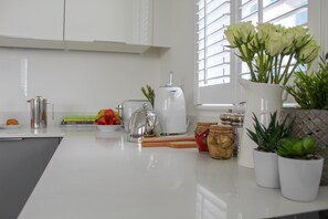 Comfort-Apartment | Eigene Küche | Kochgeschirr/Geschirr/Besteck