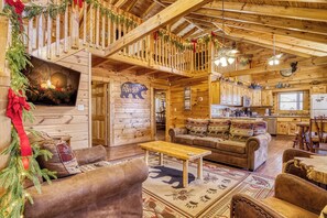 Smart TV, fireplace, video-game console, Netflix