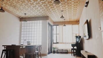 House, 4 Bedrooms | Living area | Flat-screen TV