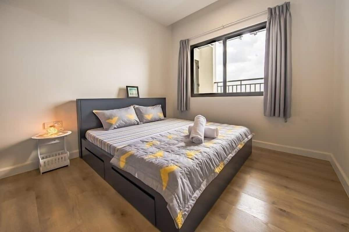 Apartamento, 2 quartos | 1 quarto, camas com colchões de espuma com sistema de memória