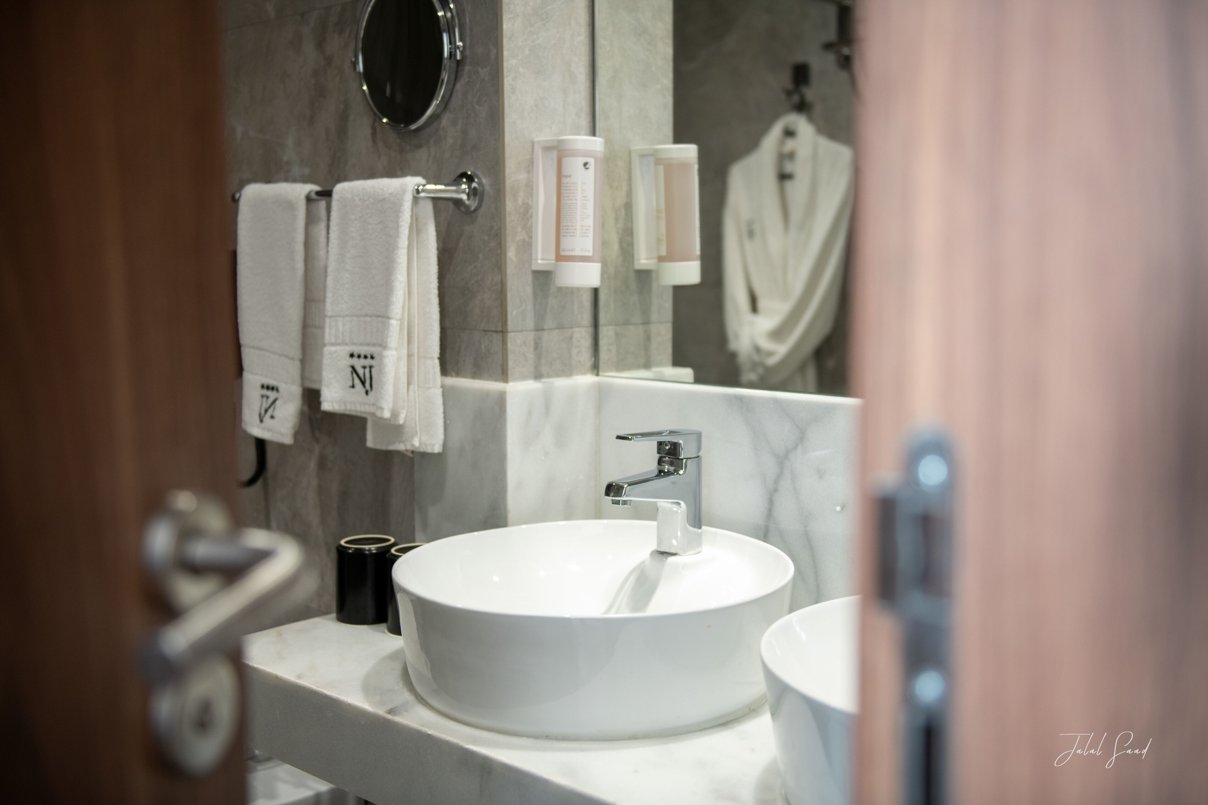 free toiletries, hair dryer, slippers, towels