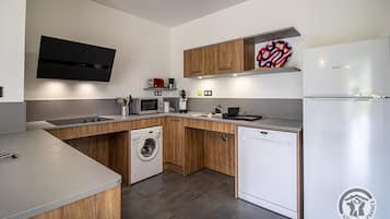 Comfort cottage, toegankelijk voor mindervaliden, uitzicht op bergen (PMR) | Privékeuken