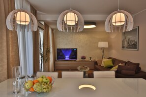 아파트, 침실 2개 | 객실 내 식사 공간