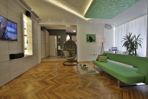 Apartment, 1 Bedroom | Living area | Flat-screen TV - Apartment Alek (Belgrade)