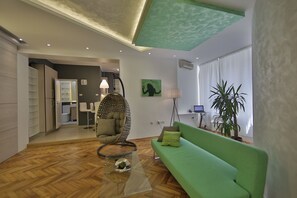 Apartment, 1 Bedroom | Living area | Flat-screen TV - Apartment Alek (Belgrade)