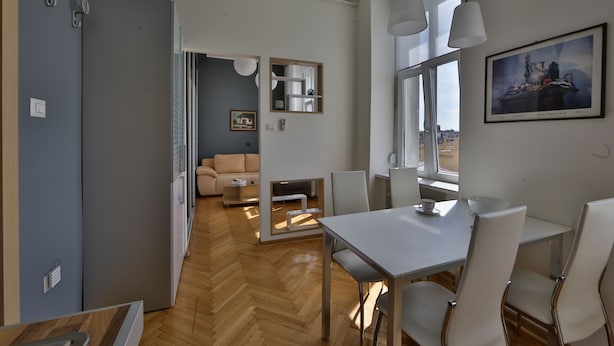 Appartement, 1 slaapkamer | Dineren op de kamer