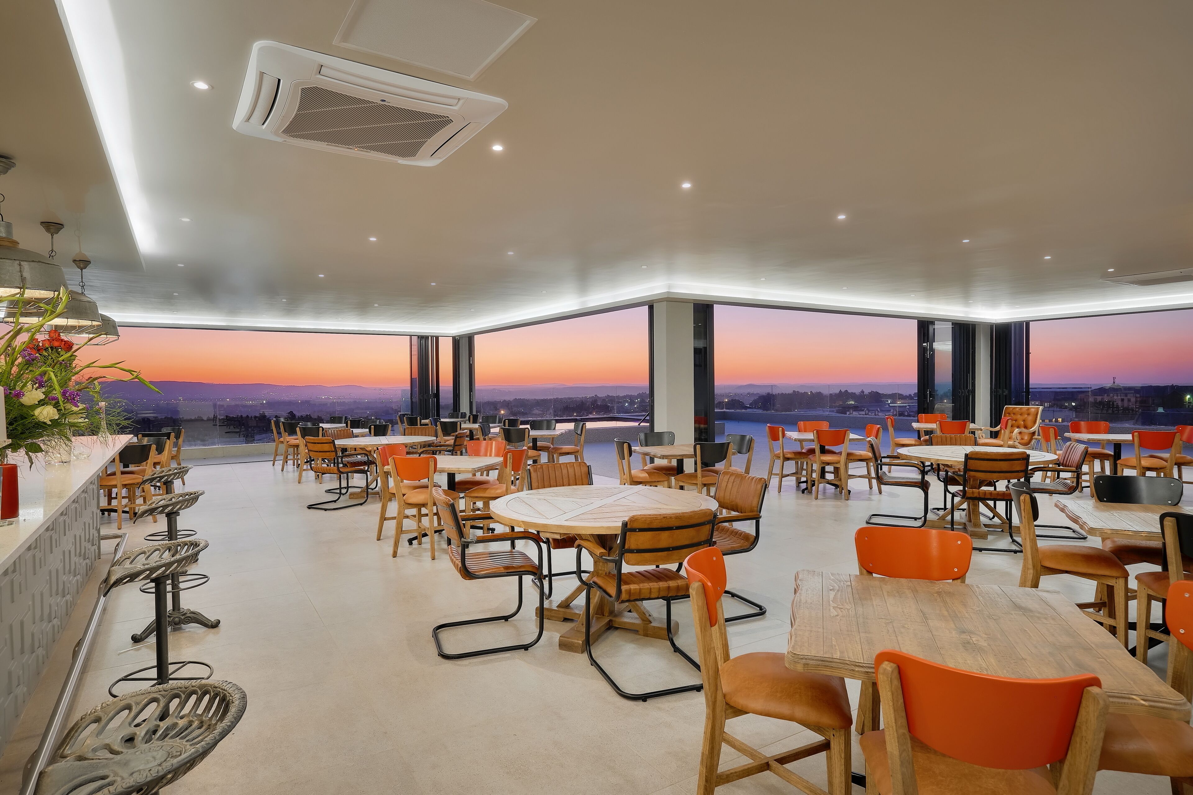 Breakfast, lunch, dinner served; local and international cuisine 