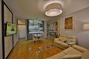 Apartment, 2 Bedrooms | Living area | Flat-screen TV