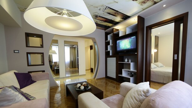Design Apartment, 2 Bedrooms | Living area | Flat-screen TV - Apartment Piano (Belgrade)