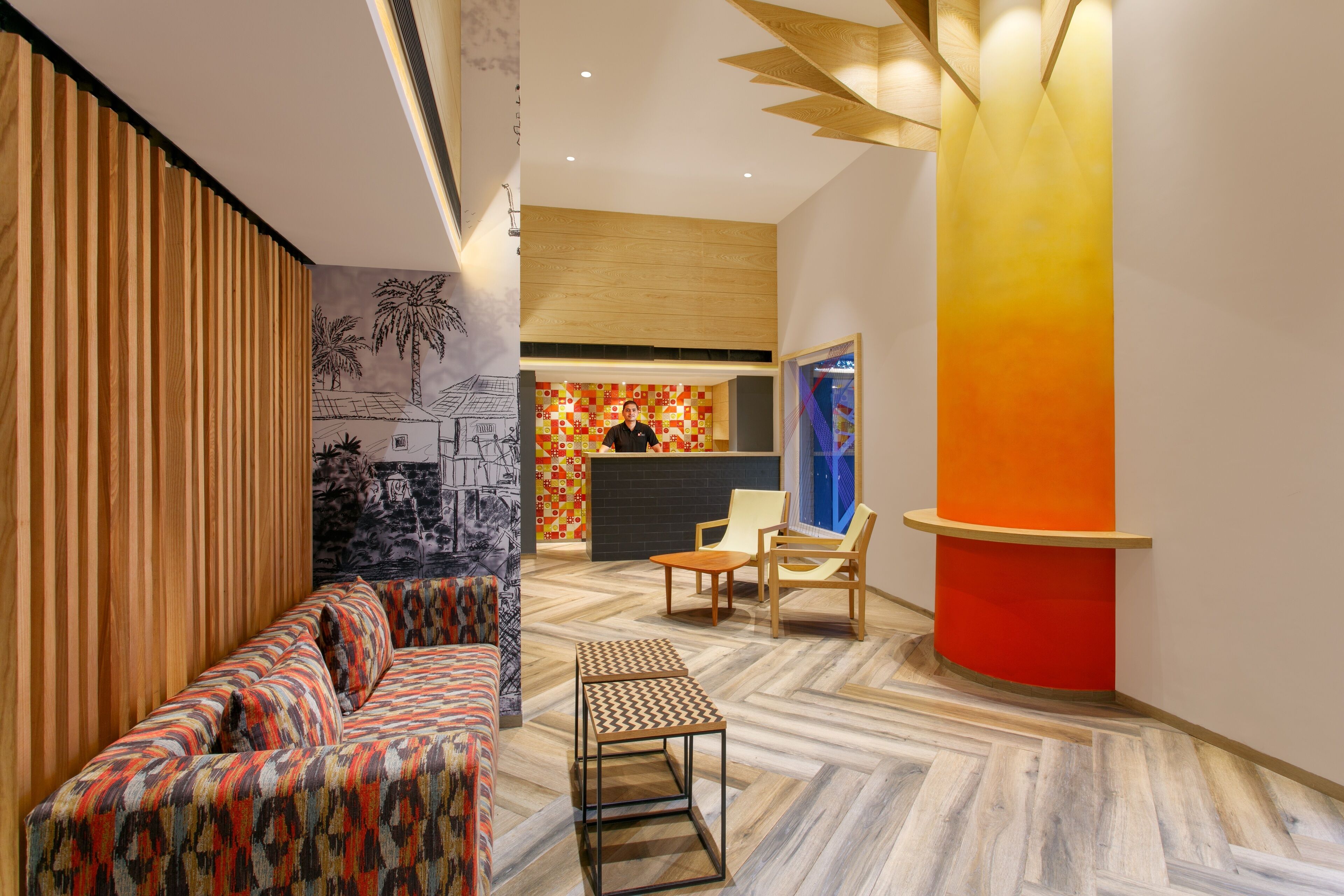 Lobby sitting area