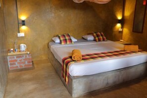 Select Comfort beds, blackout drapes