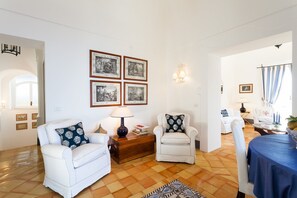 Cottage | Living area | 30-inch LCD TV with cable channels, TV