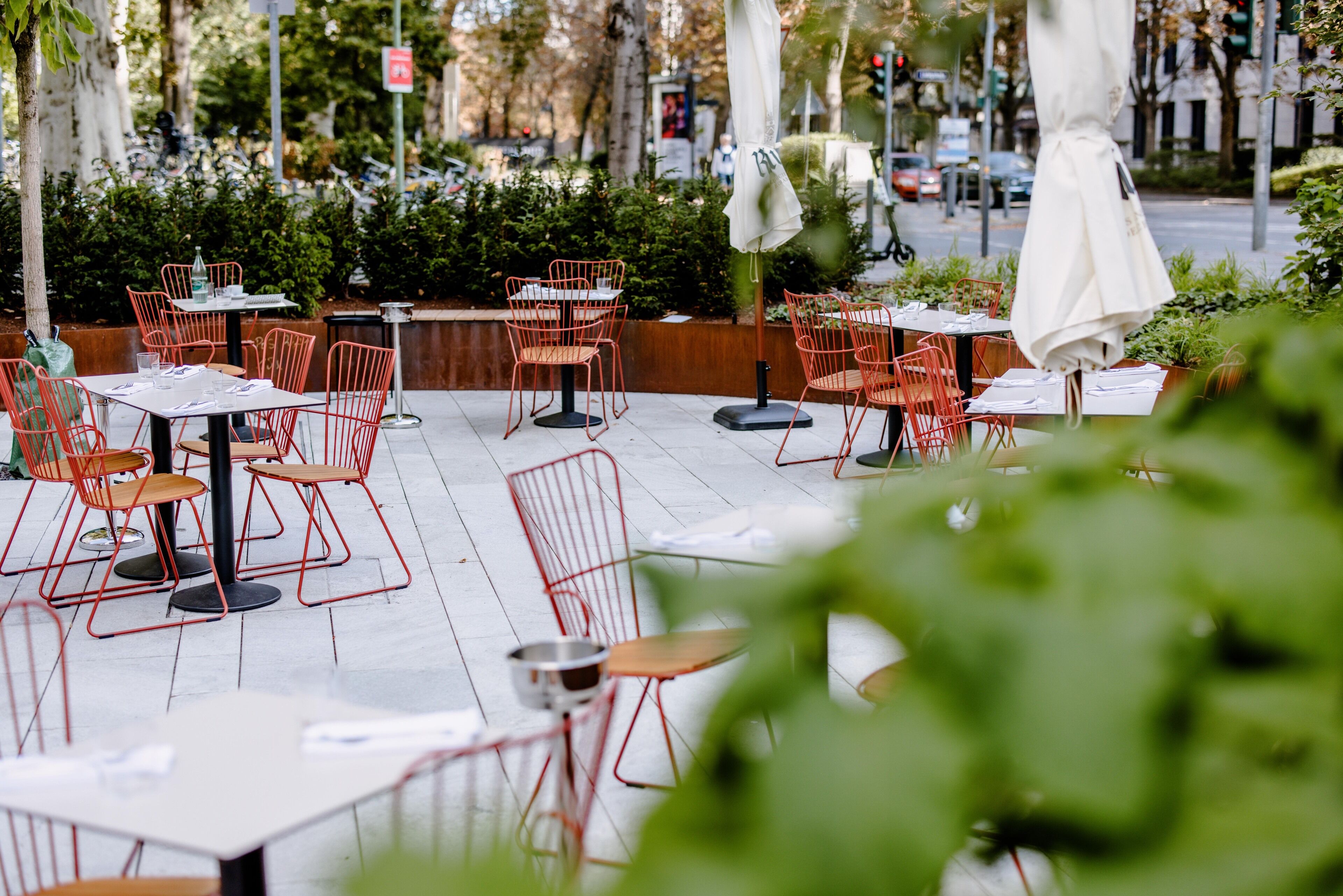 breakfast and dinner served, international cuisine