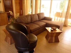 Villa (4 Bedrooms) | Living room | TV - Fantastic 4 Bedroom Villa With Pool (Sosúa)