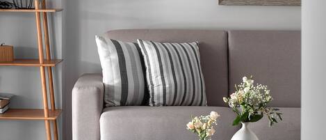 アパートメント 2 ベッドルーム | リビングルーム | 薄型テレビ、Netflix、ストリーミングサービス