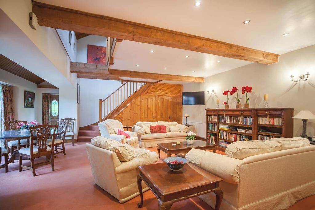 Two-Bedroom Apartment | Living area | Flat-screen TV