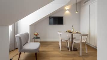 Apartment, 1 Bedroom | Living area | Flat-screen TV