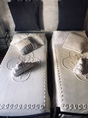 Basic Twin Room | Down comforters, desk, blackout drapes, free WiFi - La Locanda del Borgo (Monte Porzio Catone)