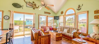 5BR Oceanside with Theater, Game Room, Pool & Hot Tub