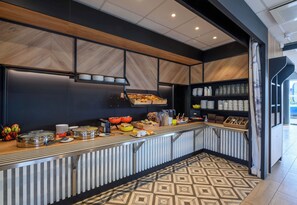 Morgenmadsbuffet hver dag mod et gebyr