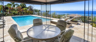 Ho'o Maluhia: Breezy Oceanview Retreat w/Private Pool and Stunning Views