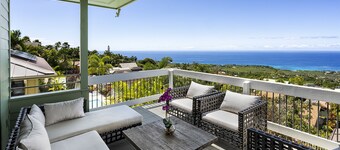 Ho'o Maluhia: Breezy Oceanview Retreat w/Private Pool and Stunning Views