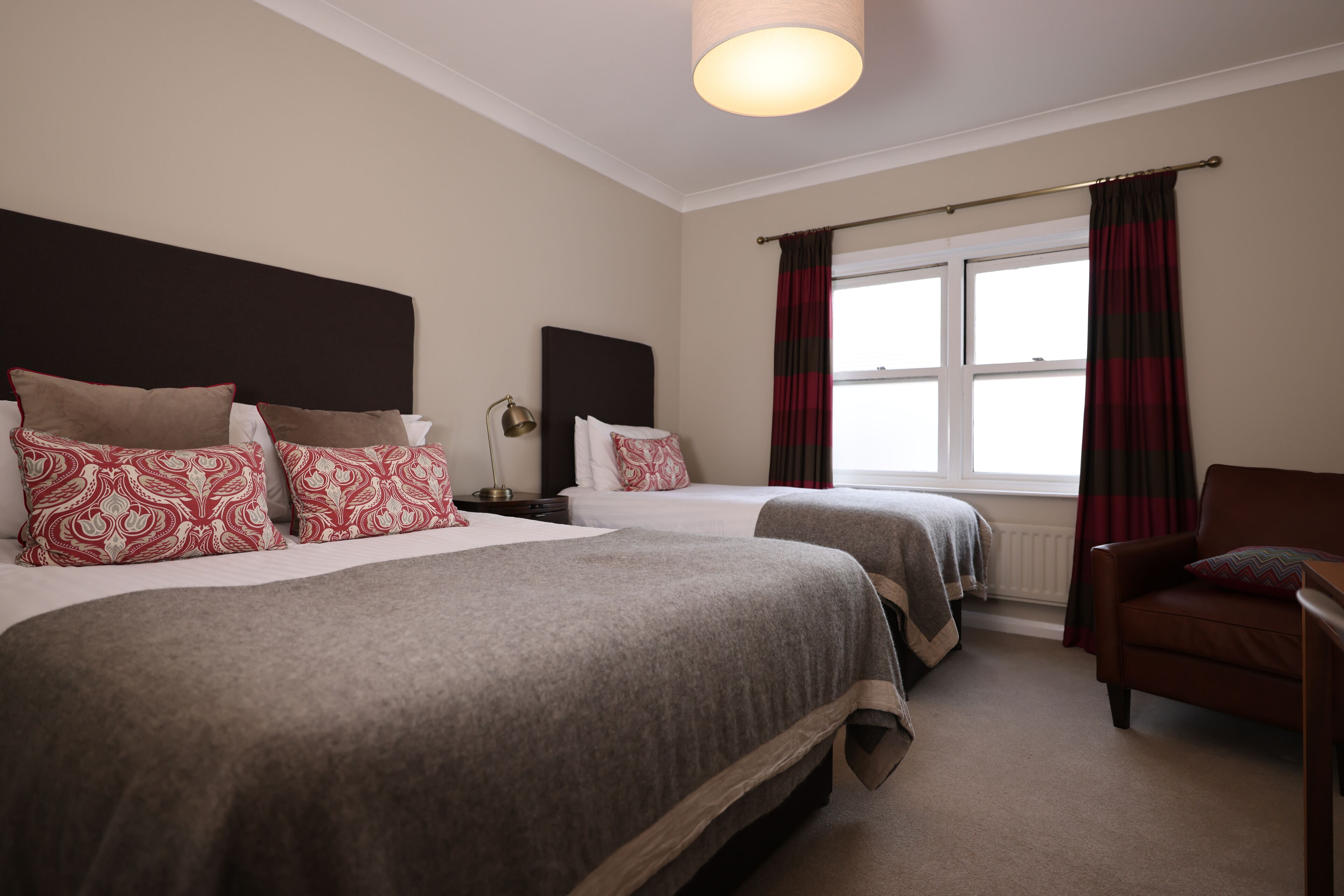 standard double or twin room | egyptian cotton sheets, premium bedding, individually decorated