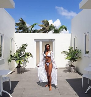 Terrace/patio - The Palm Leaf Apartments (Noord)