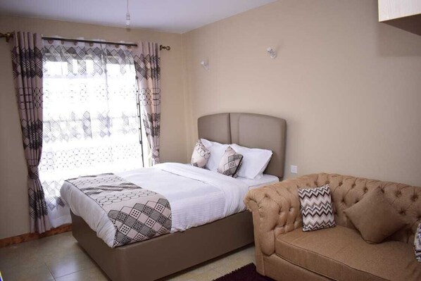 1 chambre, fer et planche à repasser, Wi-Fi, draps fournis