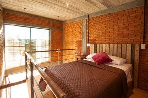 Panoramic Loft | Individually furnished, free WiFi, bed sheets - Hotel El Refugio Campestre (Oaxaca)
