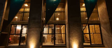 Front of property – evening/night