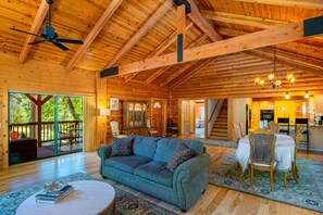 Smart TV, fireplace, stereo - Secluded  and PRIVATE Sierra Nevada Foothills vineyard home  (Colfax)