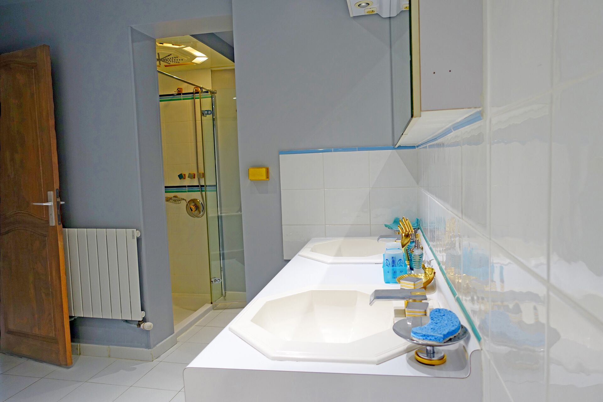 Ensemble douche/baignoire, baignoire à jets