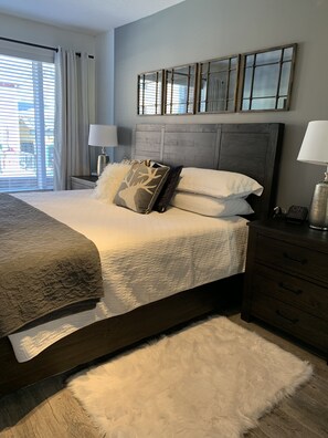 In-room safe, blackout curtains, iron/ironing board, free WiFi