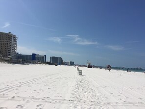 On the beach