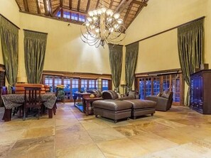 TV connectée, cheminée, chaîne hi-fi