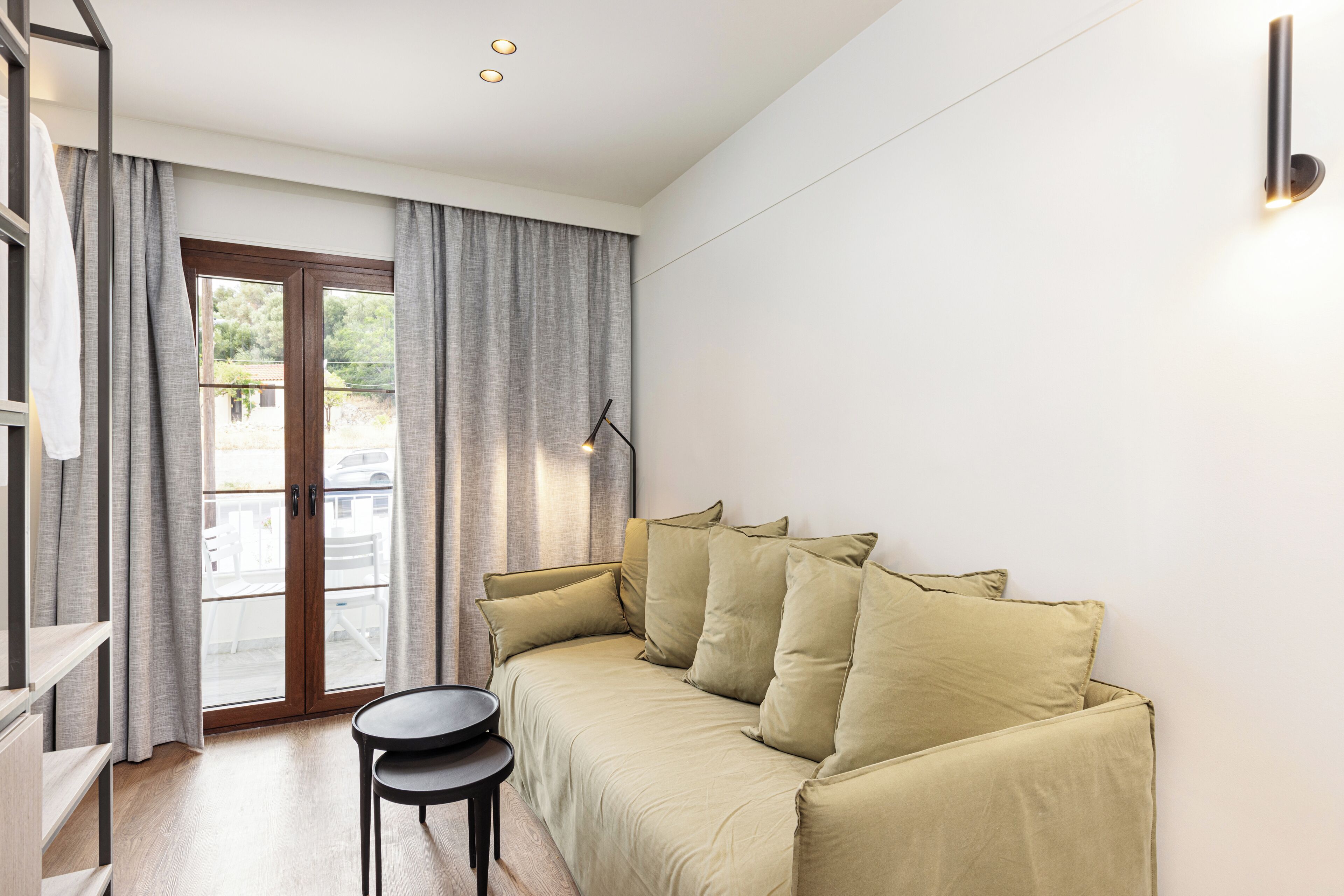 junior suite with garden view | in-room safe, individually furnished, blackout curtains, soundproofing