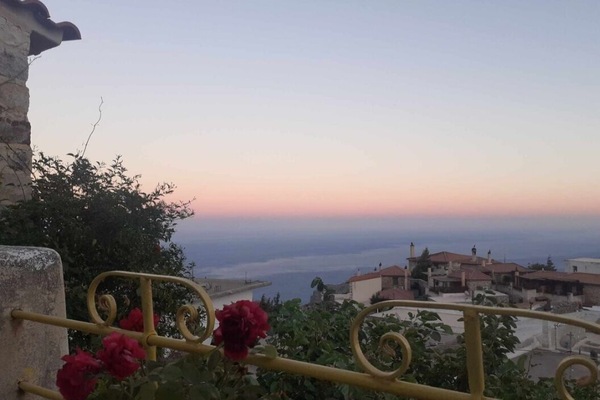 Blick von der Unterkunft