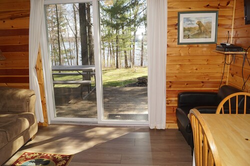 Deer Trail Resort Lakeside 3 on Lake Delta near Iron River, WI