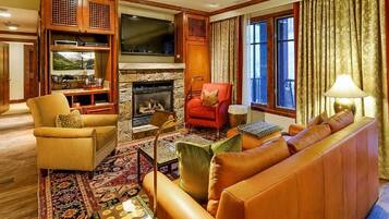 TV, fireplace, table tennis