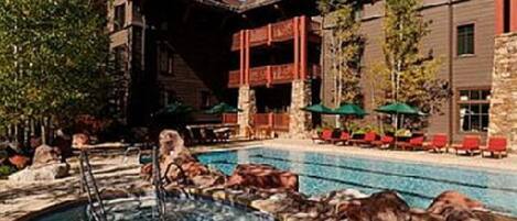 Außenpool, beheizter Pool