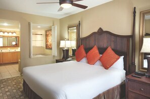 2 bedrooms, in-room safe, iron/ironing board, WiFi