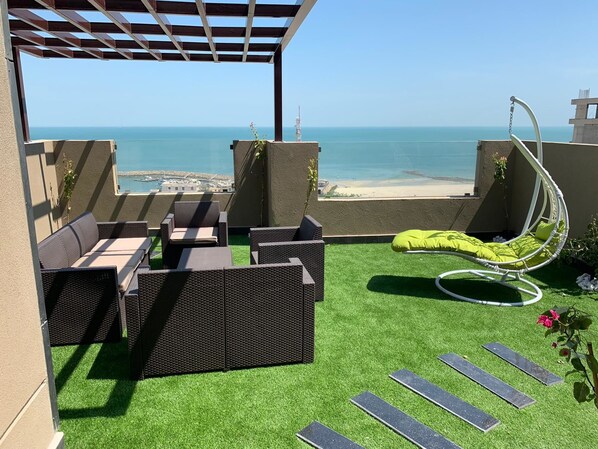 Lägenhet Royal - 2 sovrum - terrass - havsutsikt | Utsikt från rummet