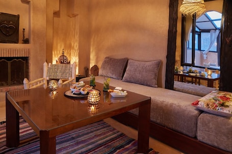 Kasbah Flilou | Coin séjour. Kasbah Flilou
