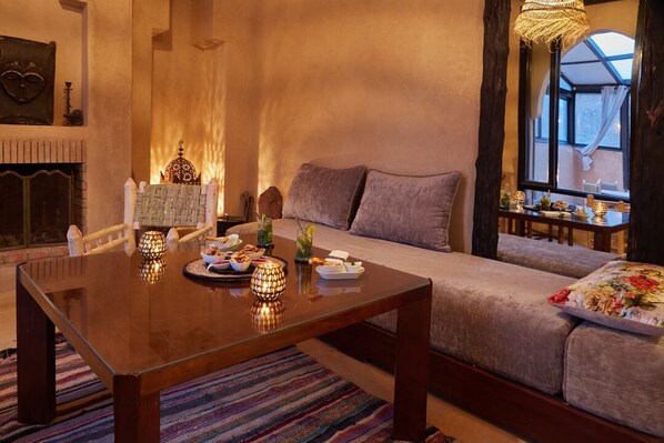 Kasbah Flilou | Living area - Kasbah Flilou (Ait Sedrate Jbel El Soufla)