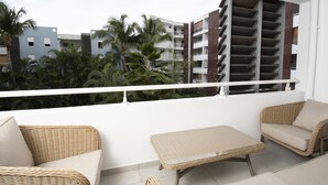 Apartment, 2 Bedrooms | Balcony view - Apparthotel Aubeline (Saint-Denis)